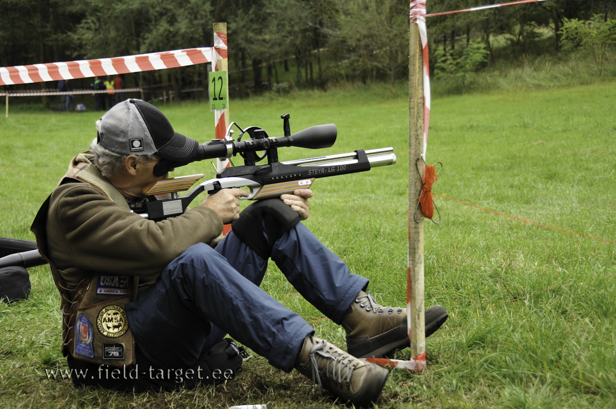 Seenioride 3. koht. Steyr LG100 FT, NS Diamond 10-50x60, JSB Exact. 66 tabamust